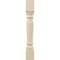 Ekena Millwork 5"W x 5"D x 35 1/2"H Legacy Tapered Cabinet Column, Rubberwood COL05X05X35LERW - alternate 3